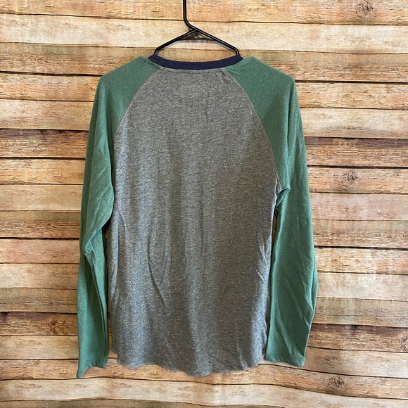 NWOT Marine Layer Double Knit LS Baseball Raglan - Picture 3 of 6